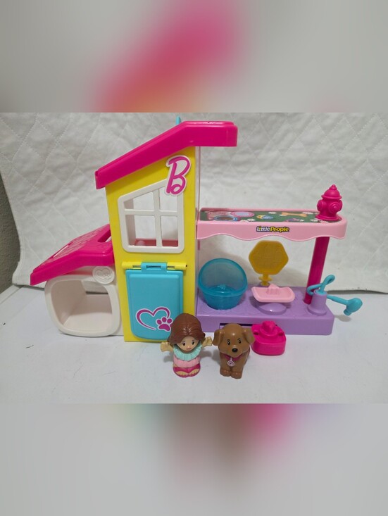 Fisher-Price Other - Barbie Little People Play and Care Pet Spa w Sounds Fisher Price